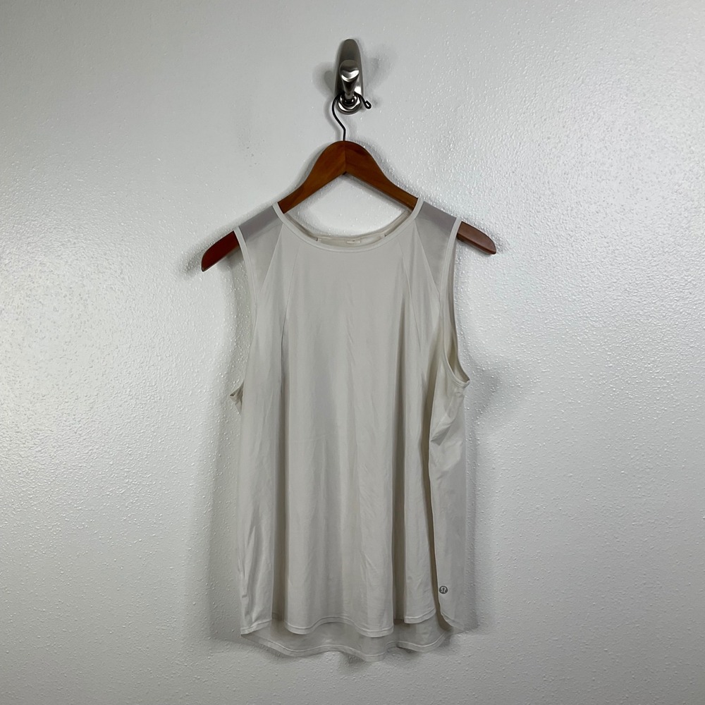Lululemon White‎ Tank Top